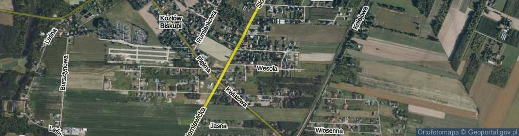 Zdjęcie satelitarne Wesoła ul.